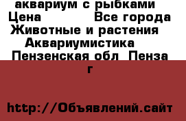 аквариум с рыбками › Цена ­ 1 000 - Все города Животные и растения » Аквариумистика   . Пензенская обл.,Пенза г.